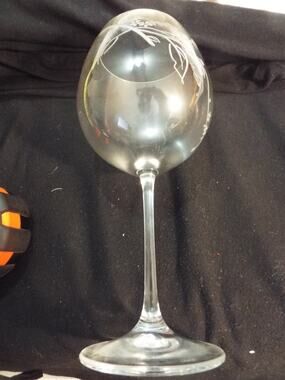 Lennox Etched wine Goblets 9.25"